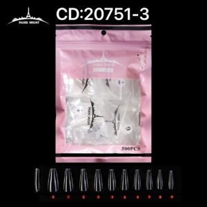 Soft Gel Coffin bolsa rosa 500u Paris Night