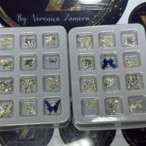 Dijes Mariposas x 12 unidades