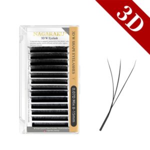 Pestañas Tecnologicas 3D por Medidas (9mm-14mm)