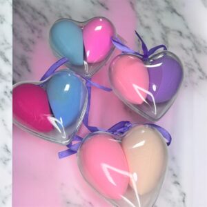 Esponjas x 2 cofre corazón