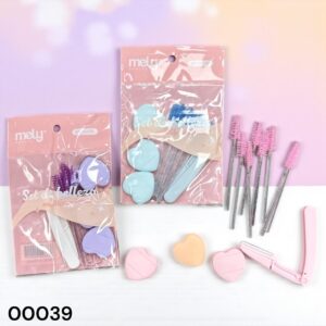 set mini esponjas +cepillo+perfilador 0003-9