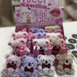 Lip gloss + llavero peluche LC828