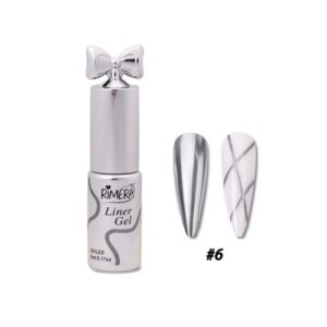 Semi Liner Metalic plata #6