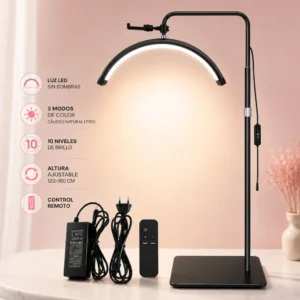Lampara de pie 3luces