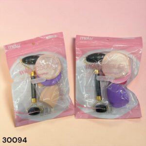 Kit masajeador facial + esponjas Mely 3009