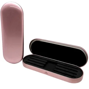 Organizador de pinza lata rosa