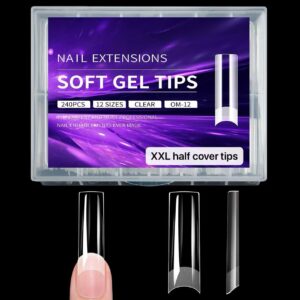 Tips soft gel borde libre XXL 240pcs