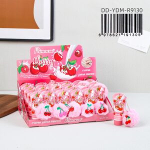 Crema de mano cereza pompon R9130