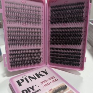 Pestañas por punto Librito Pinky 10D-20D-30D-40D-50D-60D