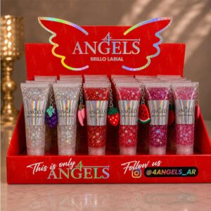 Brillo Labial glitter con llavero AR1035
